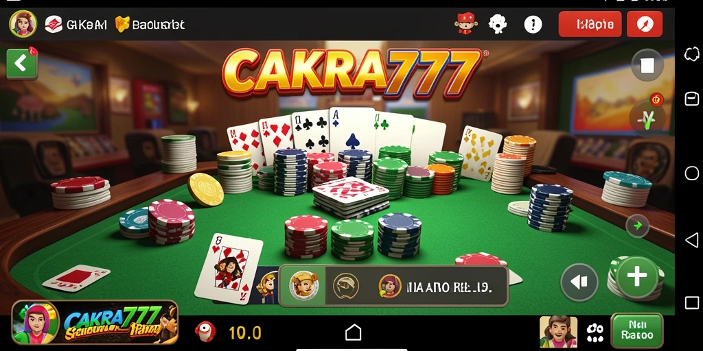 Tampilan menarik dari gameplay Gaple di CAKRA777.