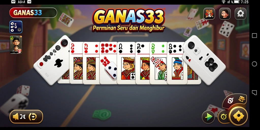 Tampilan gameplay seru dan interaktif dalam GANAS33.