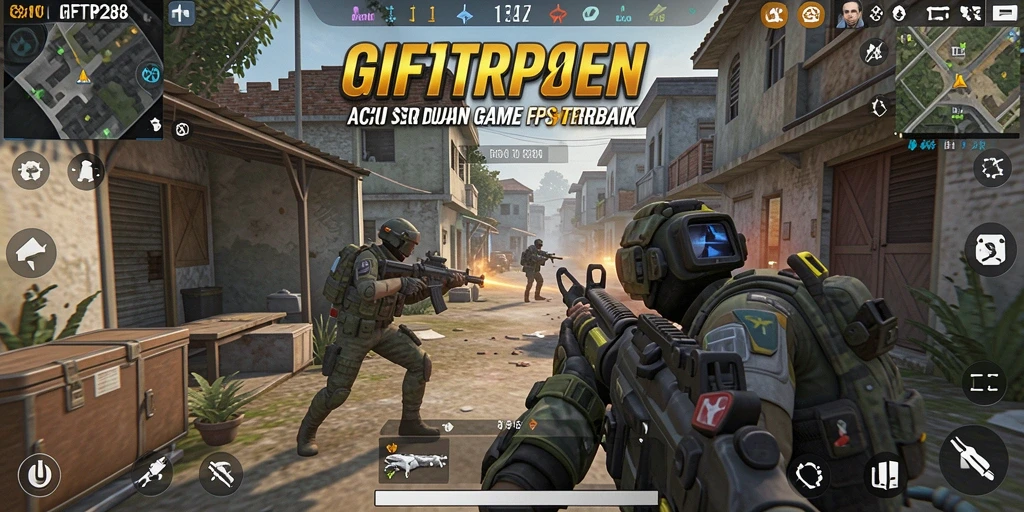 Screenshot dari gameplay seru di <strong>GIFTRP288</strong> menunjukkan aksi menembak intens.