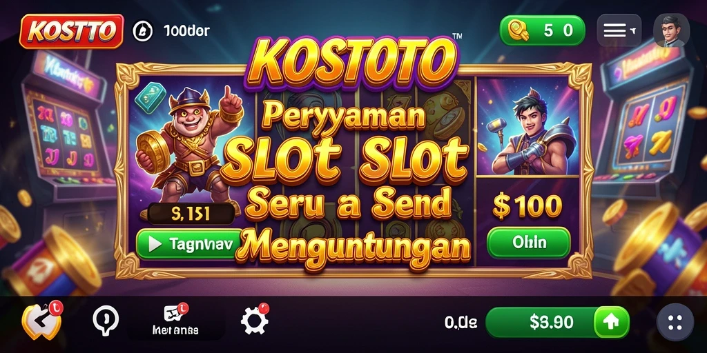 Tangkapan layar gameplay Slot di KOSTOTO yang menarik dan seru.