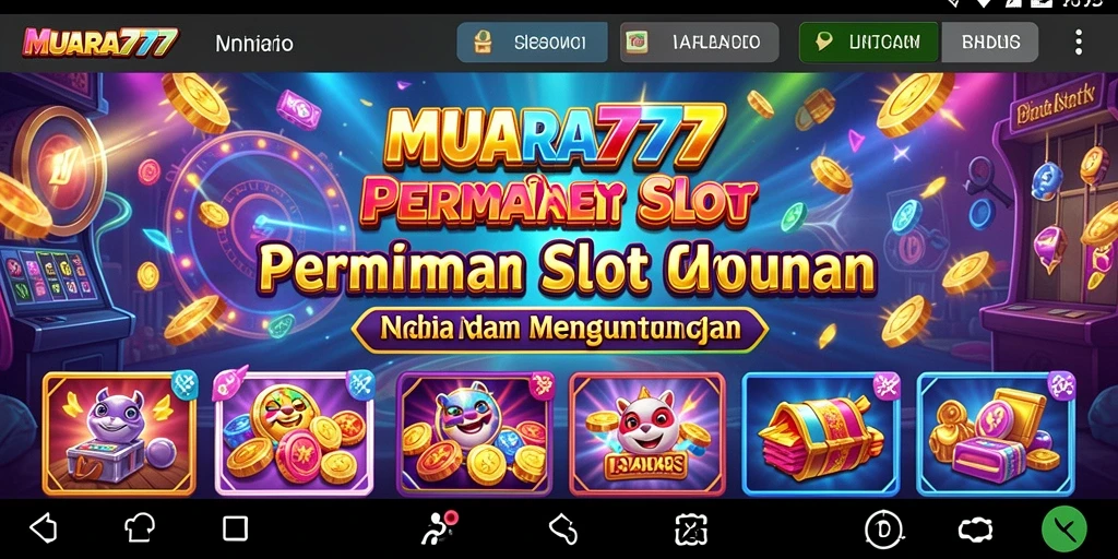 Tampilan gameplay MUARA777 dengan berbagai tema slot yang menarik.