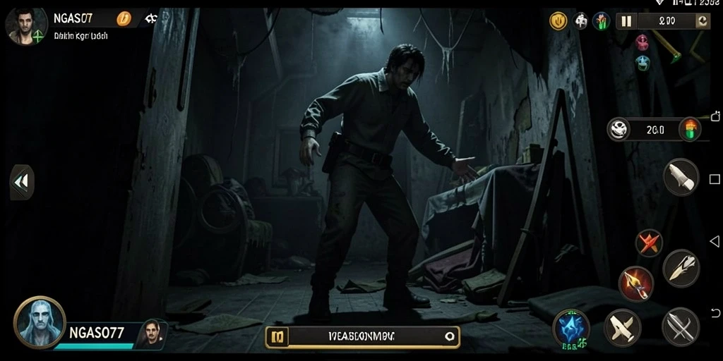 Gameplay NGASO77 yang menegangkan dan menyeramkan.