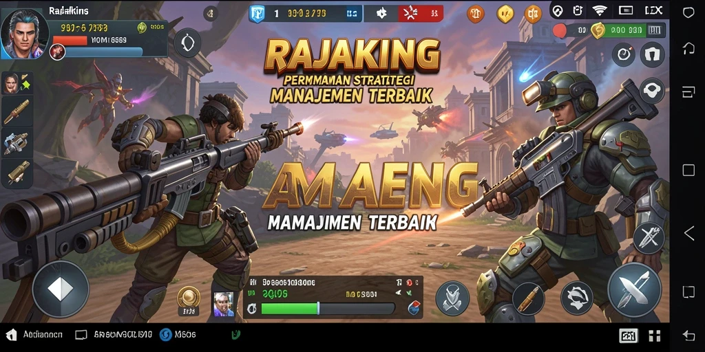 Tampilan gameplay SLG menarik di RAJAKING.