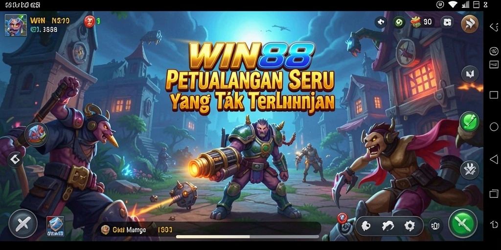 Tampilan gameplay WIN88 yang menegangkan dan penuh aksi.