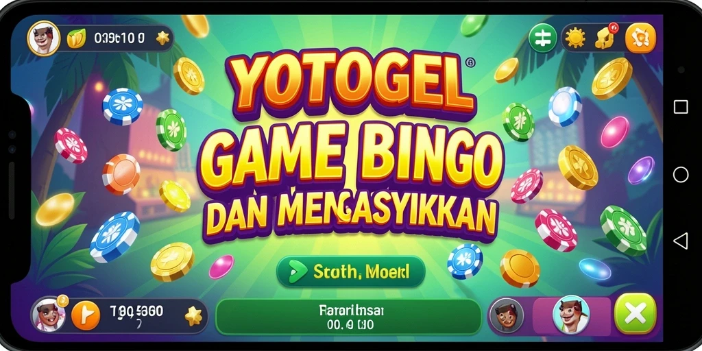 Tampilan gameplay seru YOTOGEL saat permainan Bingo berlangsung.